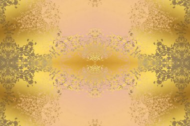 Sanat eserleri için Altın Soyut Dekoratif Kağıt Dokusu- İllüstrasyon