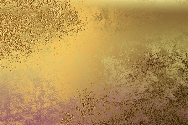 Golden Astratto Sfondo Carta Decorativa Texture Opere Arte Illustrazione — Foto Stock