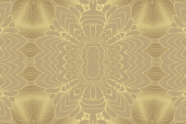 Abstract Golden Decorative Paper Texture Background Artwork Illustration — Photo