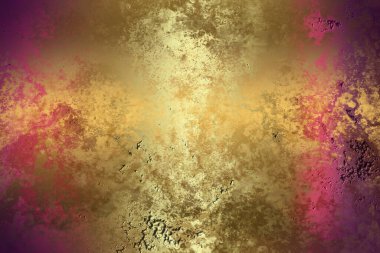 Sanat eserleri için Altın Soyut Dekoratif Kağıt Dokusu- İllüstrasyon