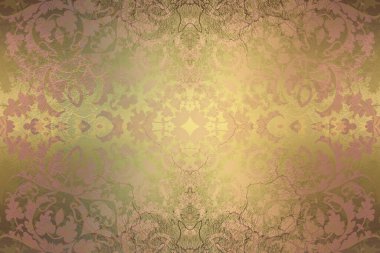 Sanat eserleri için Altın Soyut Dekoratif Kağıt Dokusu- İllüstrasyon