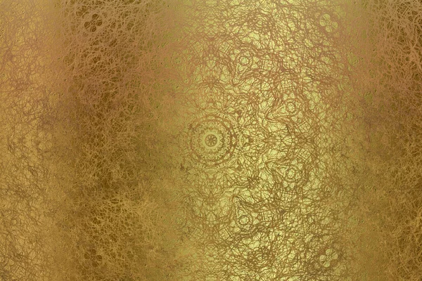 Golden Abstract Fond Texture Papier Décoratif Pour Les Œuvres Art — Photo