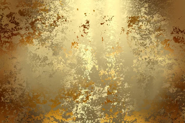 Golden Abstract Decoratieve Papieren Textuur Achtergrond Voor Kunstwerken Illustratie — Stockfoto