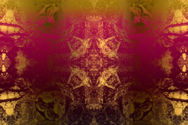 Sanat eserleri için Altın Soyut Dekoratif Kağıt Dokusu- İllüstrasyon