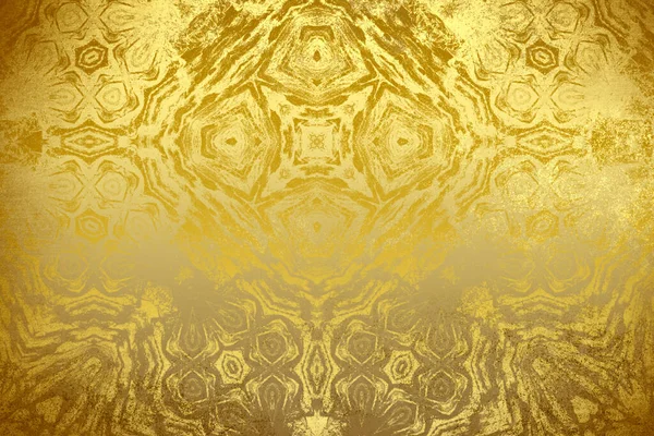 Golden Abstract Fond Texture Papier Décoratif Pour Les Œuvres Art — Photo