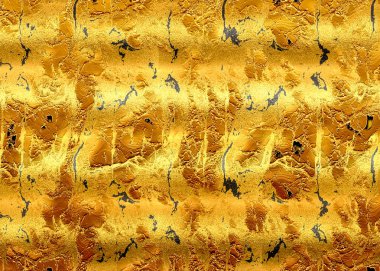 Sanat eserleri için Altın Soyut Dekoratif Kağıt Dokusu- İllüstrasyon
