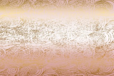 Sanat eserleri için Altın Soyut Dekoratif Kağıt Dokusu- İllüstrasyon