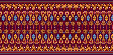 Vector illustration, modification of traditional woven motifs, Lombok or Sasak, West Nusa Tenggara. clipart
