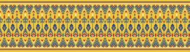 Vector illustration, modification of traditional woven motifs, Lombok or Sasak, West Nusa Tenggara. clipart