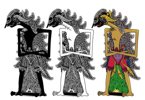 Wayang arjuna — Wektor stockowy