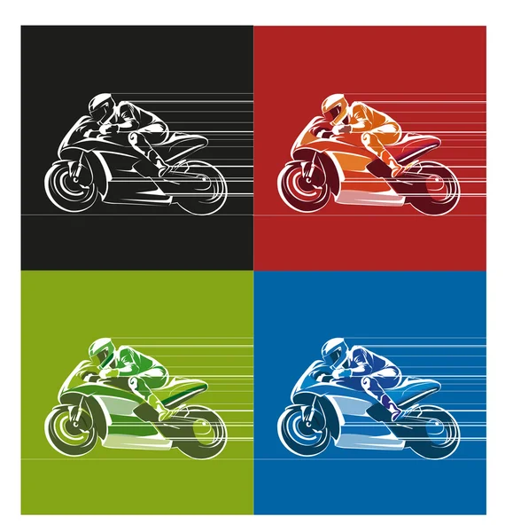 Carreras de motor — Vector de stock