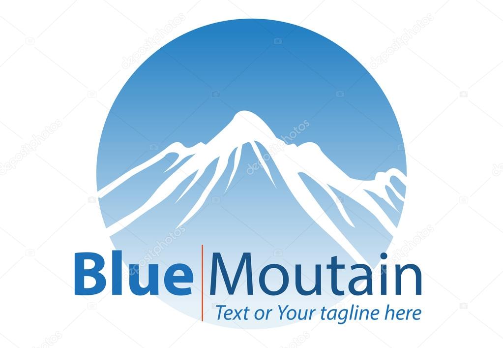 Towering mountain peaks with beackground blue sky, looks sturdy, strong, noble.