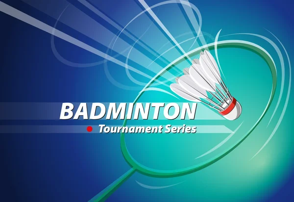Badminton logo event — Stock Vector