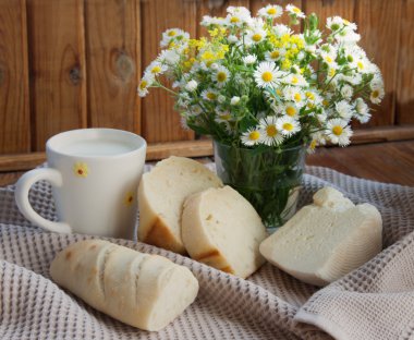 Country tarzı kahvaltı.