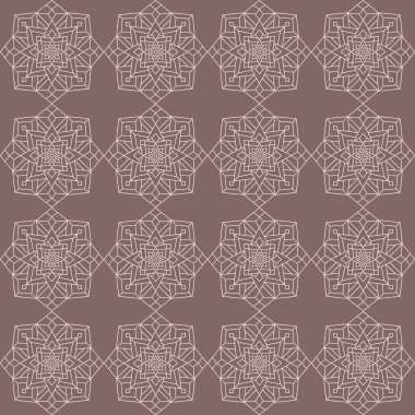 Kusursuz vektör deseni. Çeşitli soyut basit şekiller ve çizgiler. Döşeme kalıbı. Güzel geometrik iz