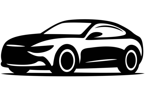 Spor araba silueti, vektör grafikleri