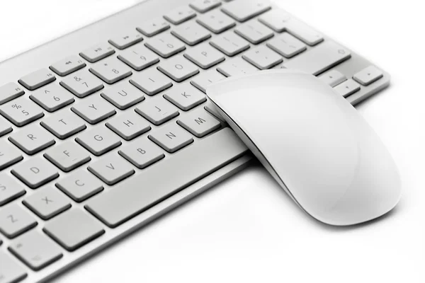 Workplace with keyboard and mouse. — Stock Photo, Image