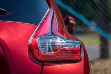 Şehir araba sokak arka plan arka ışık.