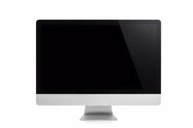 bilgisayar ekranı üzerinde beyaz izole.