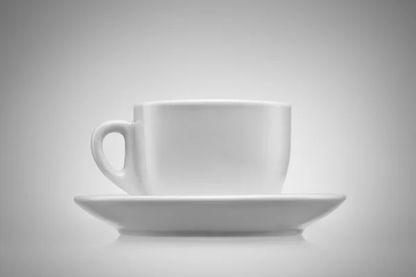 Tasse de café sur fond blanc . — Photo