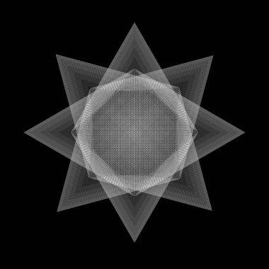 Zalim Tasarım Soyut Şekil Soyut Geometrik Şekil. Siyah Arkaplanda Felç Elementi