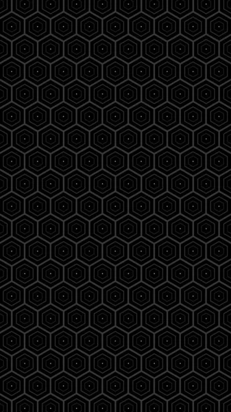 Dark Hexagon Stories Background (en inglés). Patrón hexágono — Vector de stock