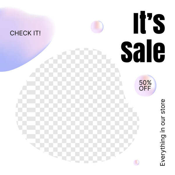 Light Colored Banner for Sale in Store. Put Your Content Under Background