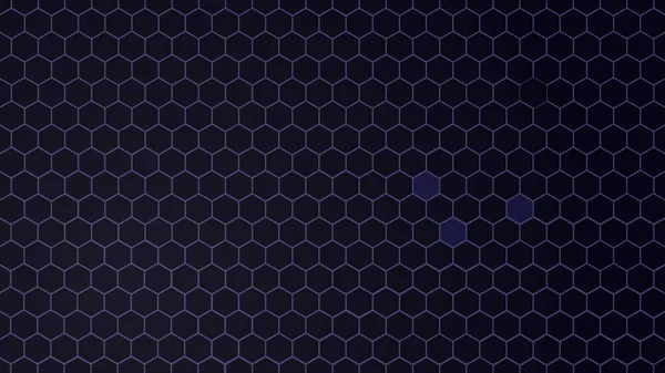 Mörka lila Hexagon former Abstrakt bakgrund — Stock vektor