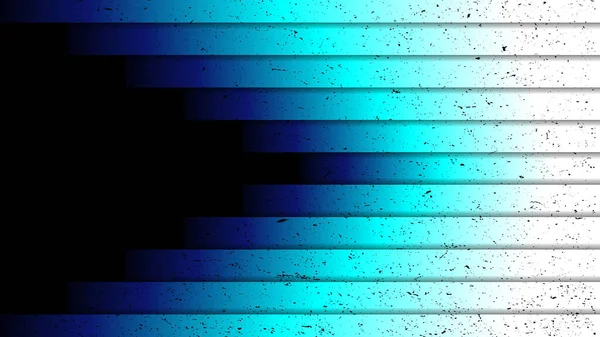 Listras elegantes tridimensionais gradientes na sombra azul — Vetor de Stock
