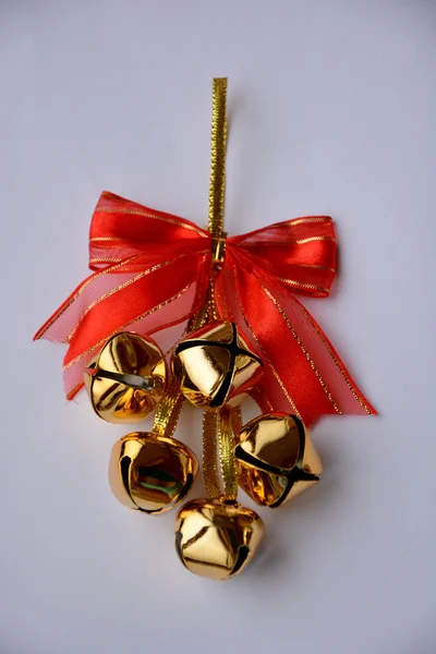 Golden jingle bells — Stock Photo, Image