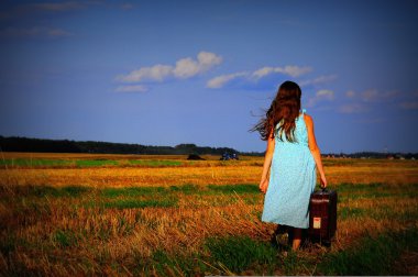 walk across the fields