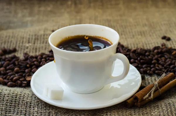 Stillleben mit Kaffee — Stockfoto