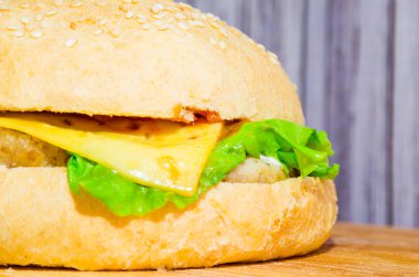 Ev yapımı Ukraynalı burger