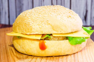 Ev yapımı Ukraynalı burger