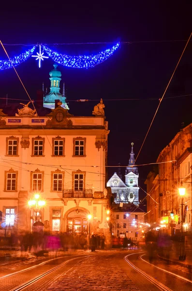 Σχεδόν Lviv πόλη σκηνή — Φωτογραφία Αρχείου