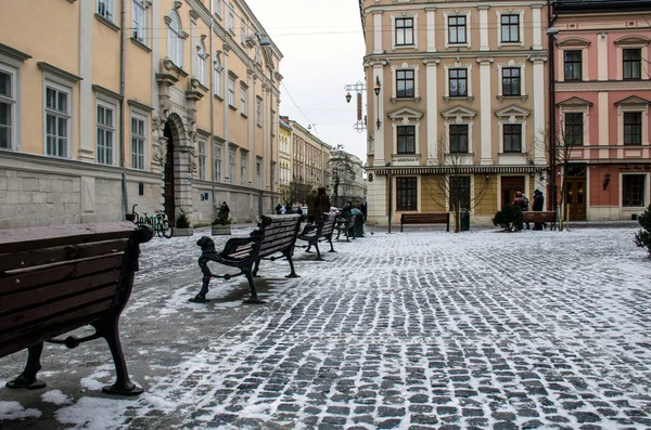Lviv şehir mimarisi — Stok fotoğraf