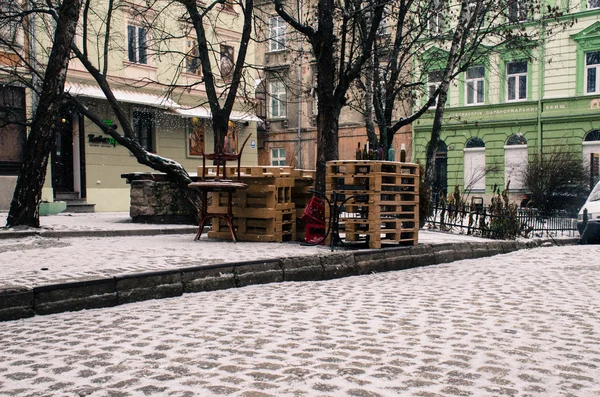 Lviv 시 아키텍처 — 스톡 사진