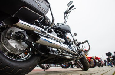 Klasik motosiklet fotoğraf