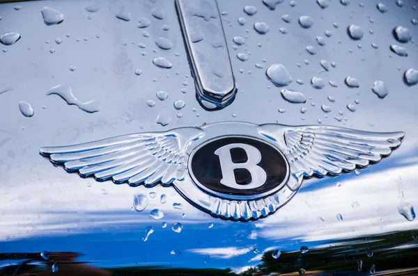 Retro car in Ukraine Stock Photo