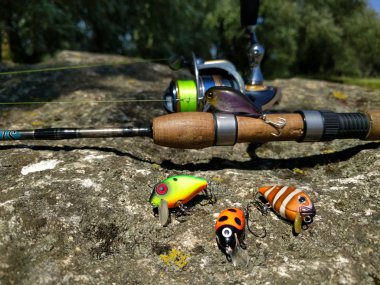 Balık tutma iplik ve çizgi ile lures