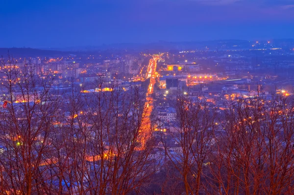 Lviv cidade manhã — Fotografia de Stock