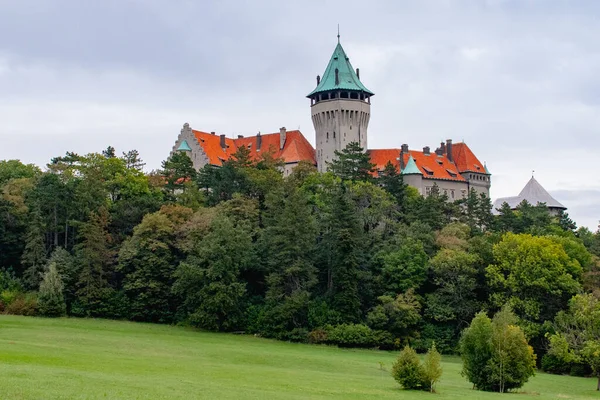 Castello Smolenice Slovacchia Aumento Europa Foto Alta Qualità — Foto Stock