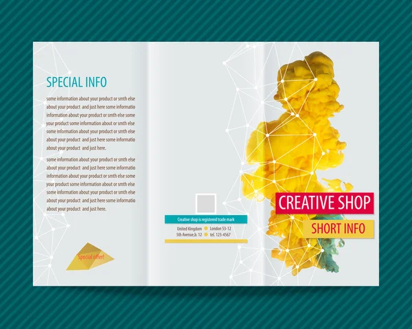 Şablon tasarım broşür