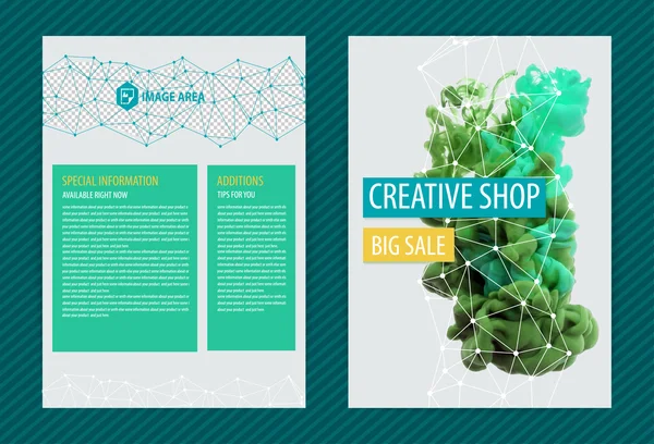 Sjabloon ontwerp brochure — Stockvector