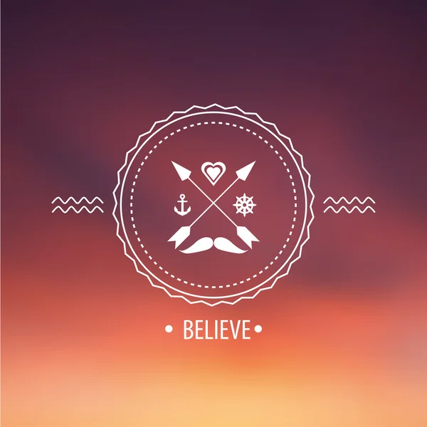 Günbatımı ve yenilikçi rozeti