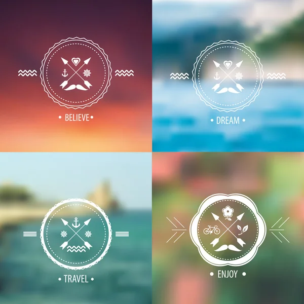 Bulanık doğa arka planları