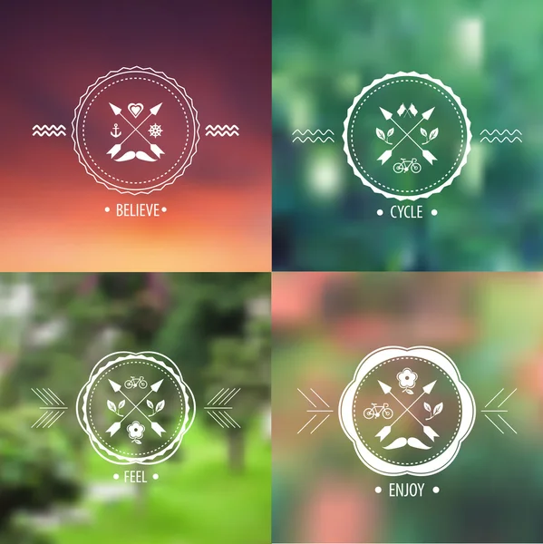 Bulanık doğa arka planları