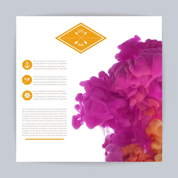 Suda dönen pembe mürekkep