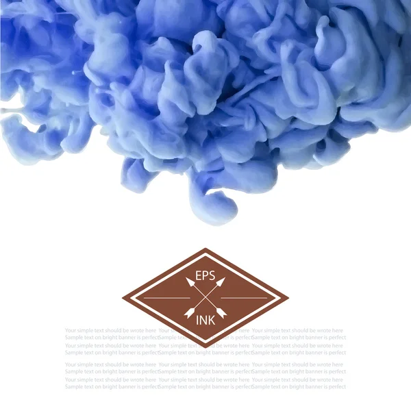 suyla dönen mürekkep.