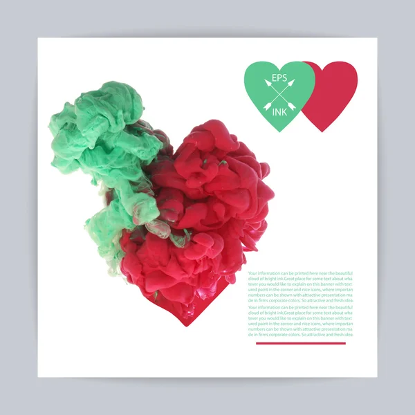 Kalp şeklinde mürekkep